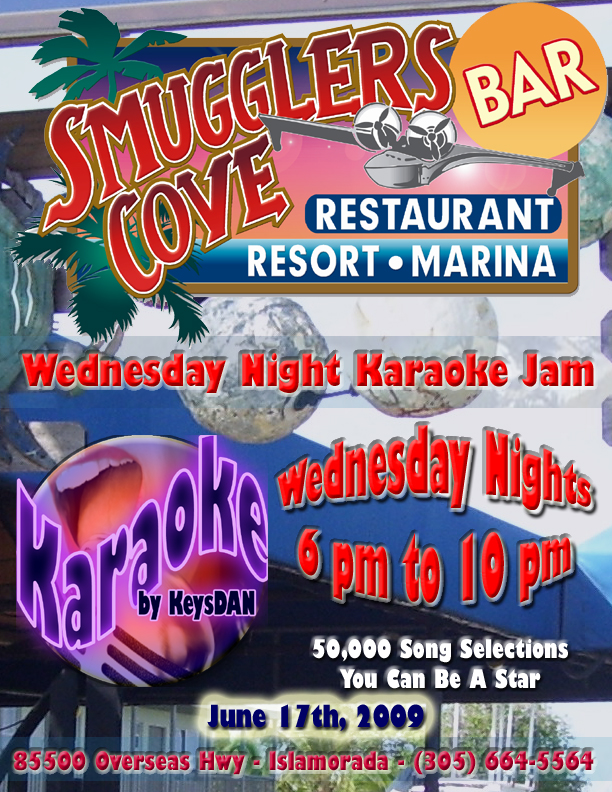 2009-06-17 Smuggler's Cove Karaoke Jam Wednesdays 6pm to 10pm Islamorada Florida Keys