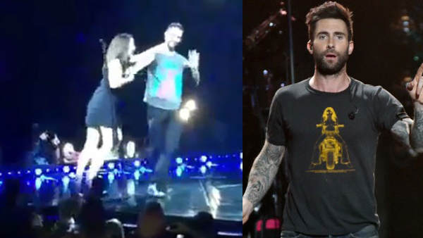Adam Levine "Attacked" By a Fan [VIDEO]