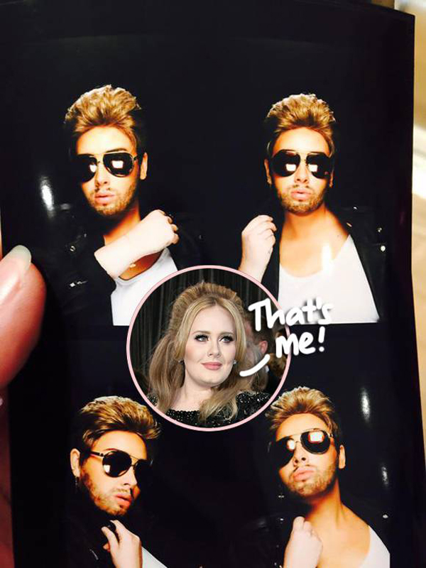 Adele celebrated her 27th birthday by dressing up as George Michael!