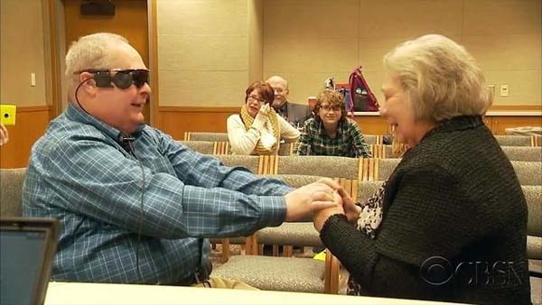 Amazing! Blind Man Sees His Wife For First Time In 10 Years Thanks To Bionic Eye [Video]
