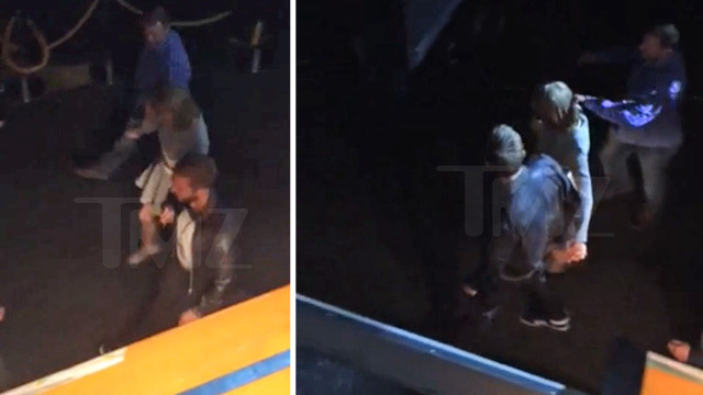 Calvin Harris & Taylor Swift holding hands at Kenny Chesney's show!
