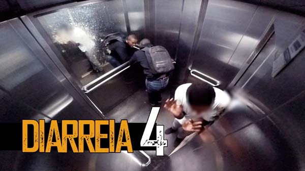 Diarrhea in the elevator Prank!