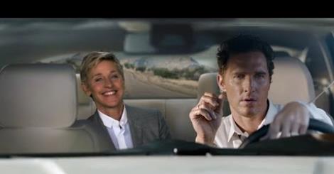 Ellen delivers hilarious spoof of Matthew McConaughey's bull ad!