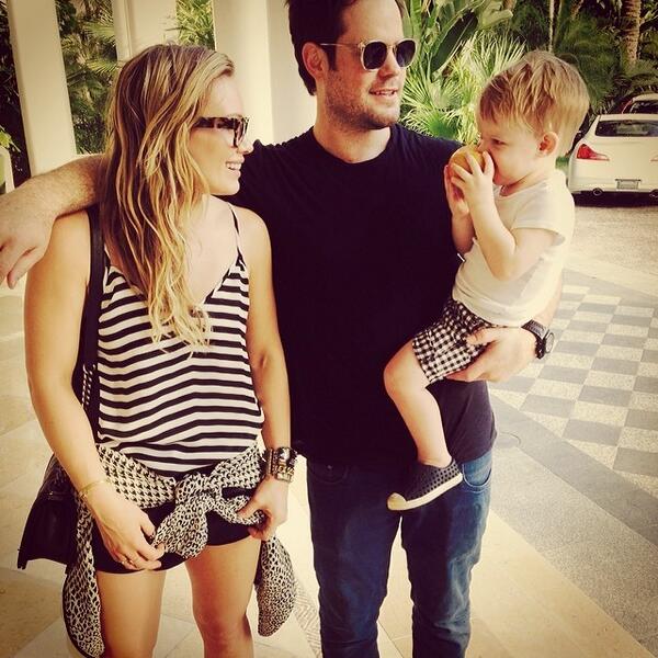 Hilary Duff and Mike Comrie reunite for Valentine's Day vacation