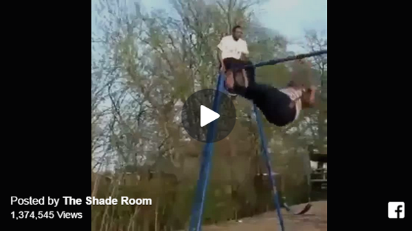 Jumping Out of a Swing...FAIL!