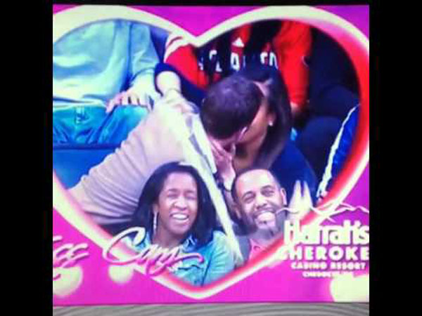 Kiss Cam Moment Goes Horribly Wrong