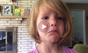 Little Girl Cries When She Finds Out the Photo She Deleted Is Gone Forever