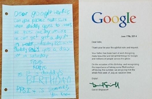 Little Girl Wrote To Google See How They Responded!