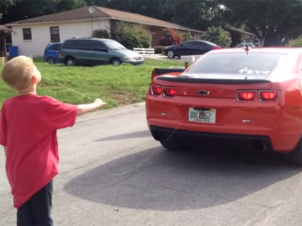 Man Pulls His Kid's Tooth Out...WITH A #CAMARO!!!