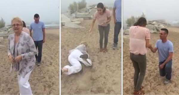Mom Face-Plants, Ruins Daughter’s Perfect Proposal