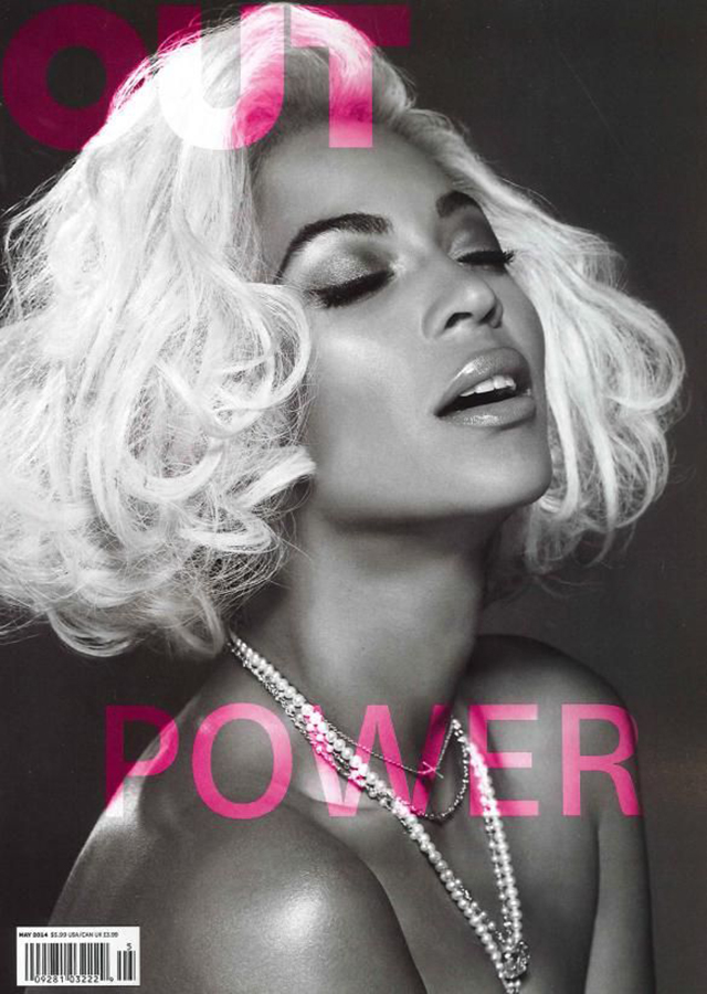 PHOTO: Beyonce channels Marilyn Monroe for 'Out' magazine cover