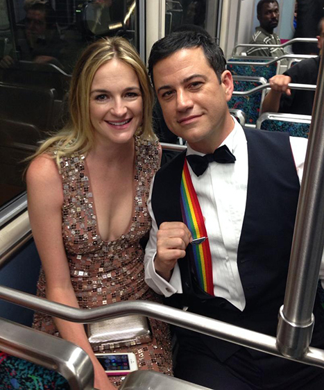 PHOTOS: Jimmy Kimmel Takes L.A. Subway To Emmys, Honors Robin Williams