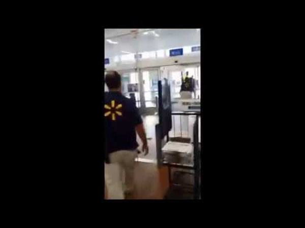 Robber RIPPED Through the Ceiling at Wal-Mart & Got Away! It Was All Caught on Video!
