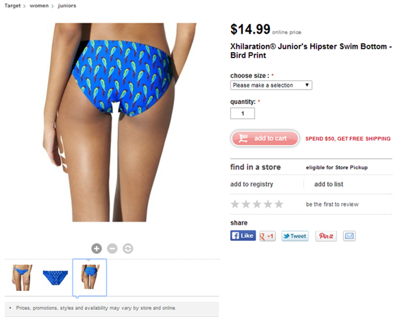 Target Photoshops Junior's Swimsuit Model With Disastrous Results