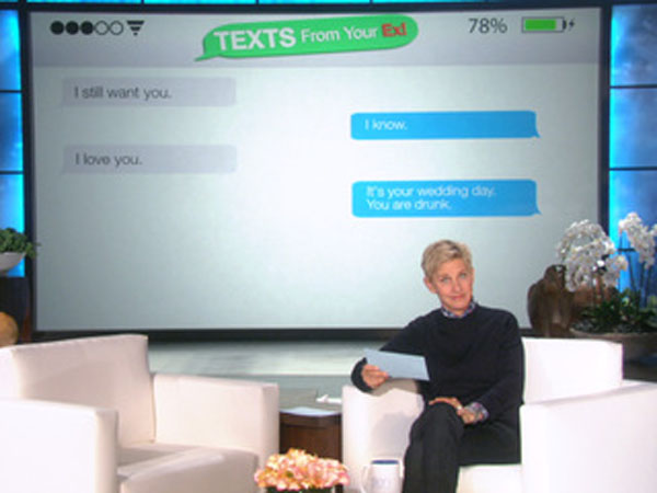 Texts from your EX, read by Ellen!