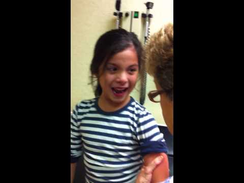 This Girl Had To Get A Shot & This is Her Reaction!