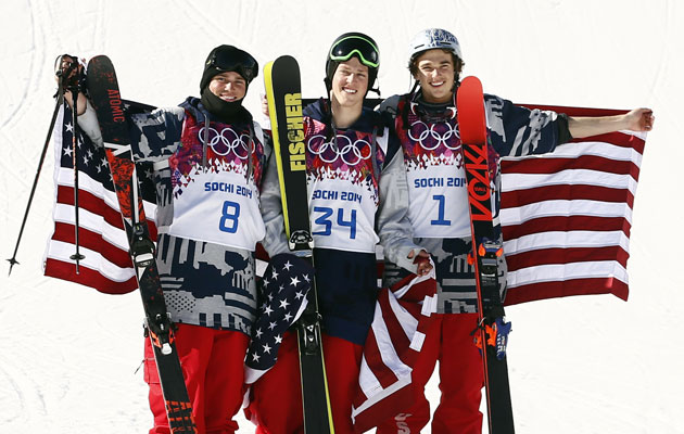 USA sweeps men's ski slopestyle medals, Joss Christensen wins gold