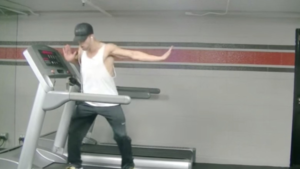 VIRAL VIDEO: Uptown Funk Treadmill Dance!