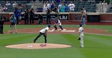 WATCH: 50 cent Throws WORST 1st Pitch