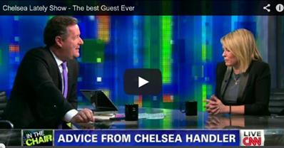 WATCH: Chelsea Handler Busts Piers Morgan's Chops