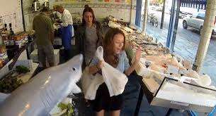 Watch: Fishmonger Shark Attack Prank!