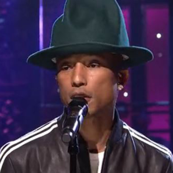 WATCH: Pharrell performs 'Happy' & 'Marilyn Monroe' on 'SNL'