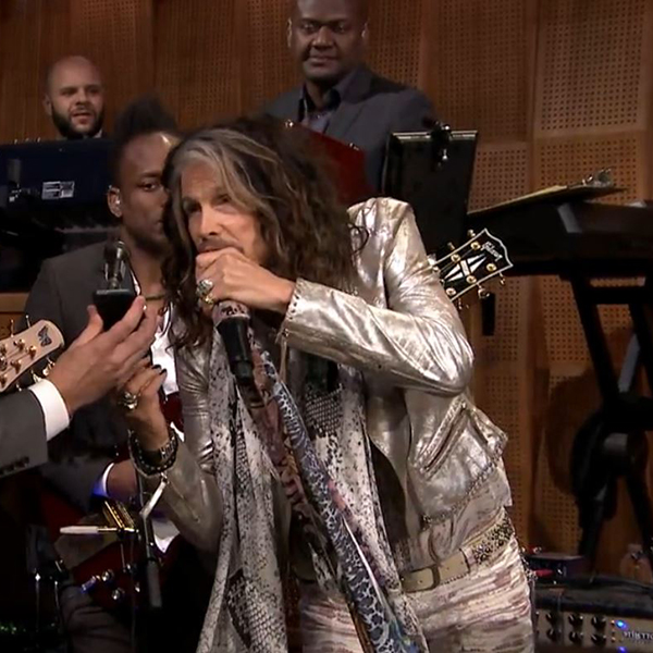 WATCH: Steven Tyler records outgoing message for Fallon audience member