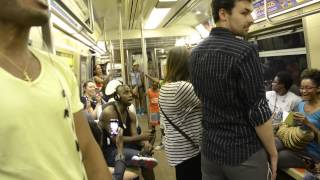 Watch: The LION KING Broadway takes over NYC Subway!