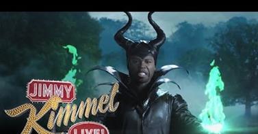 WATCH:50 cent And Jimmy Kimmel Spoof Disney's Maleficent!