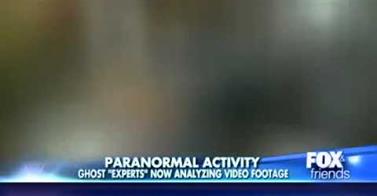 What the what?! An ACTUAL ghost caught on video surveillance!!